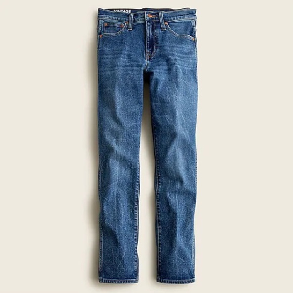 New🌈J crew 9" mid-rise vintage slim-straight jean